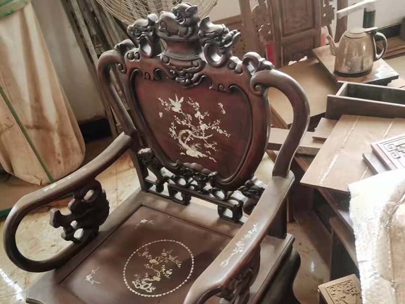 周口旧红木家具维修
